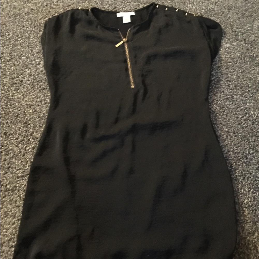 Studded oversized shirt/dress